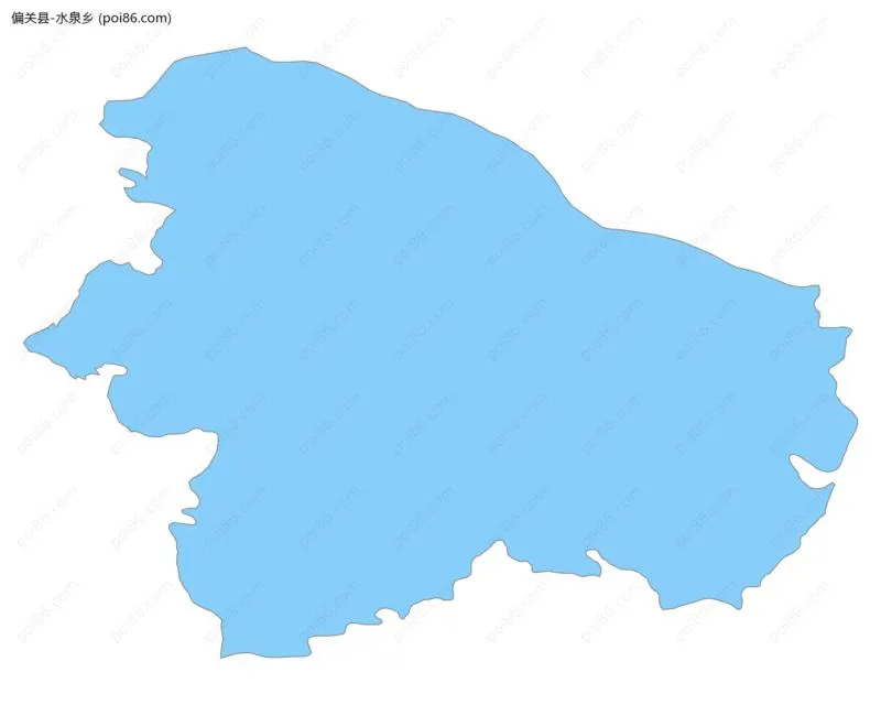 水泉乡边界地图