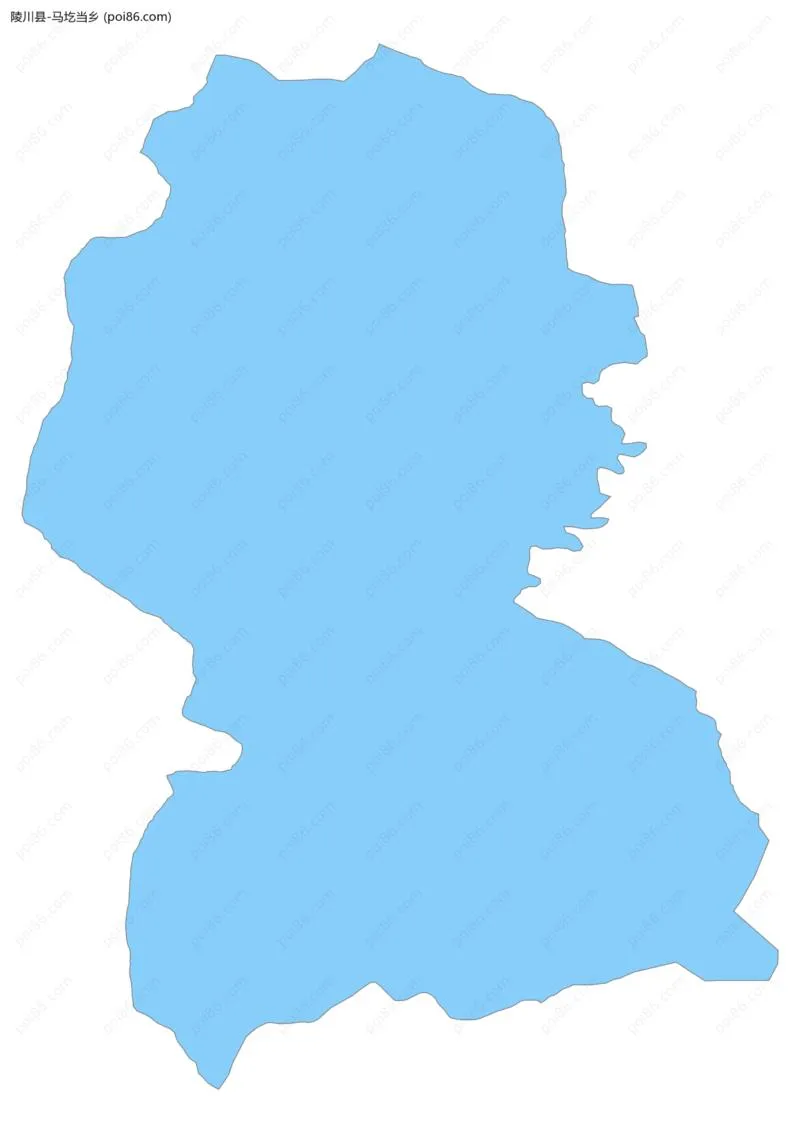 马圪当乡边界地图