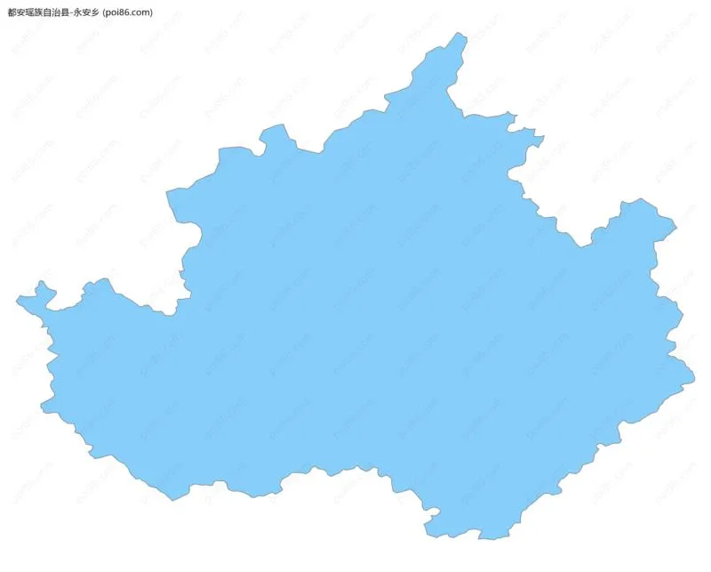 永安乡边界地图