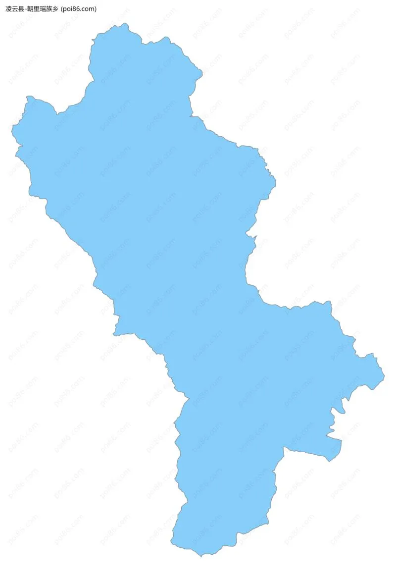 朝里瑶族乡边界地图