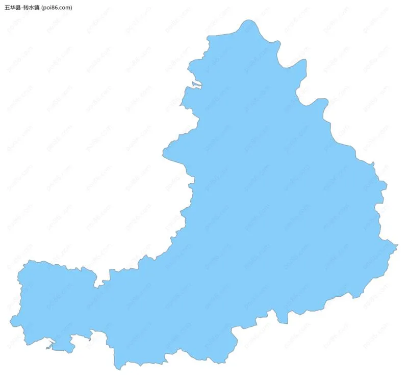 转水镇边界地图