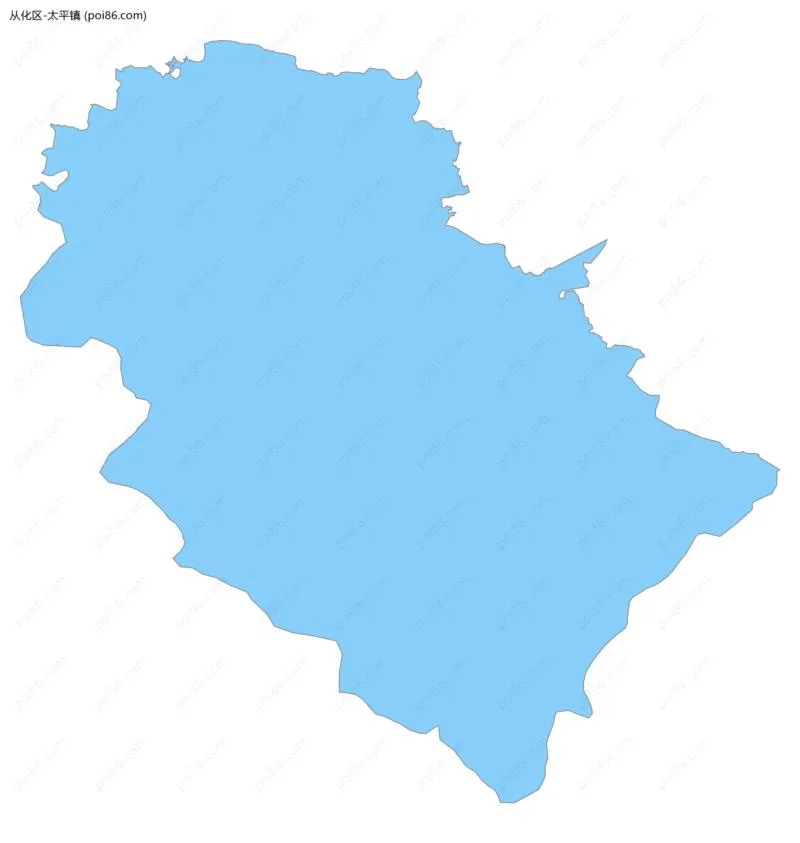 太平镇边界地图