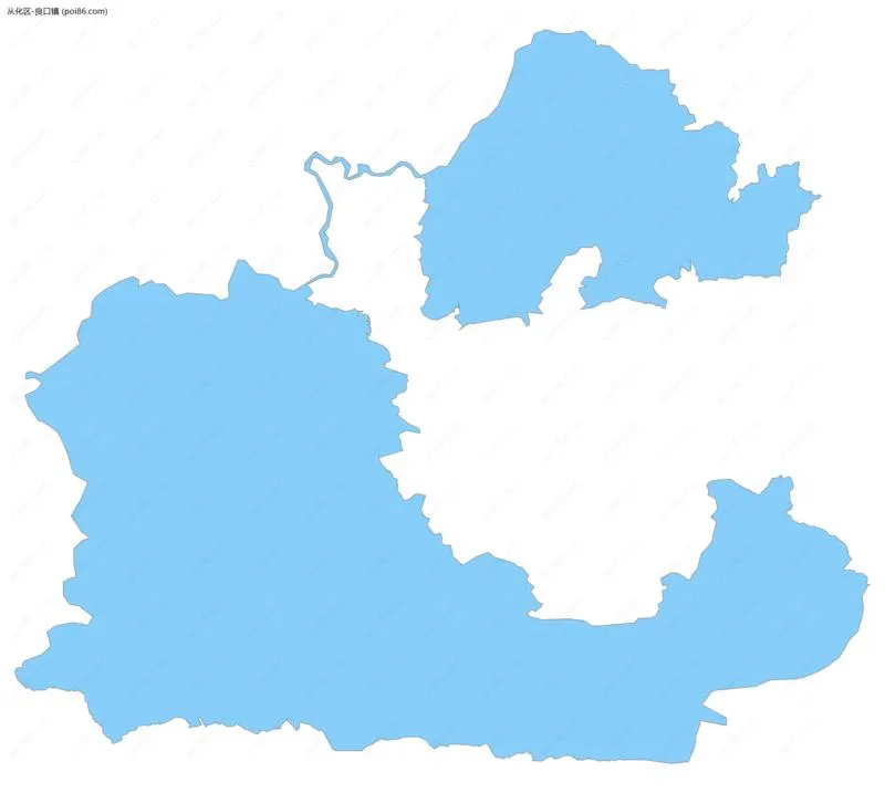 良口镇边界地图