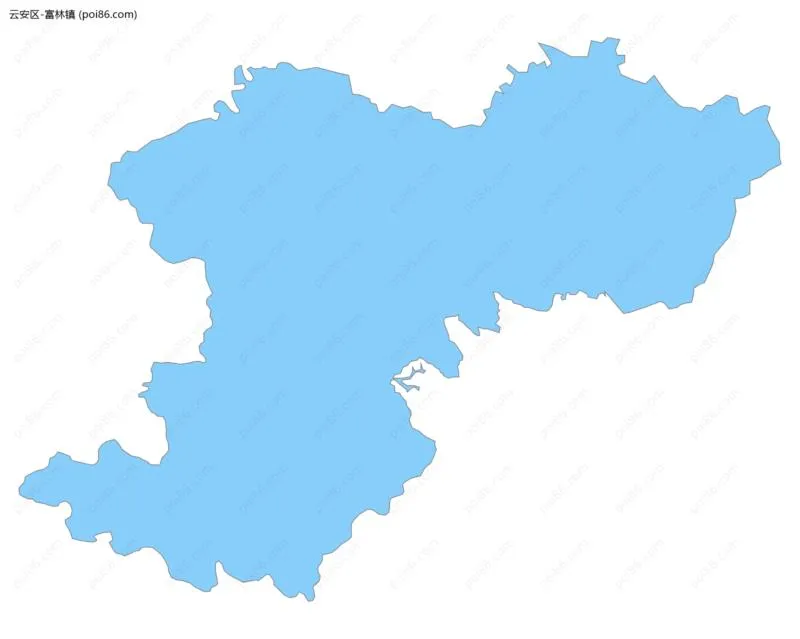 富林镇边界地图