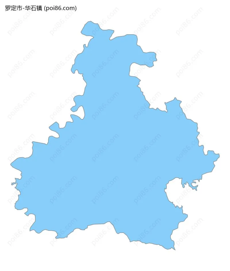 华石镇边界地图