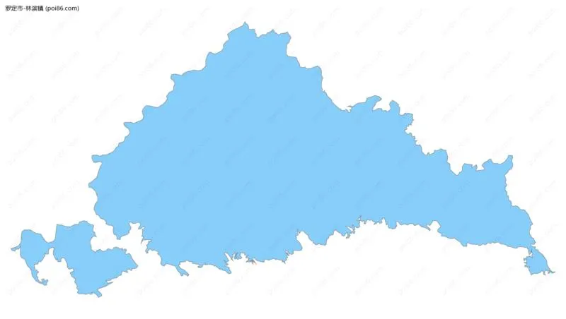 林滨镇边界地图