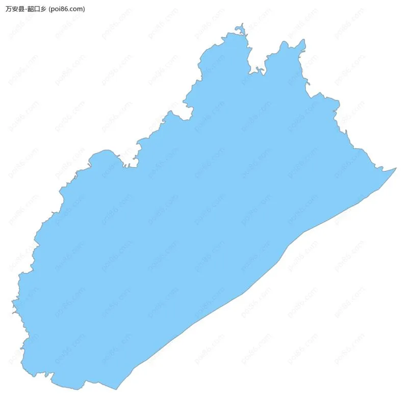 韶口乡边界地图