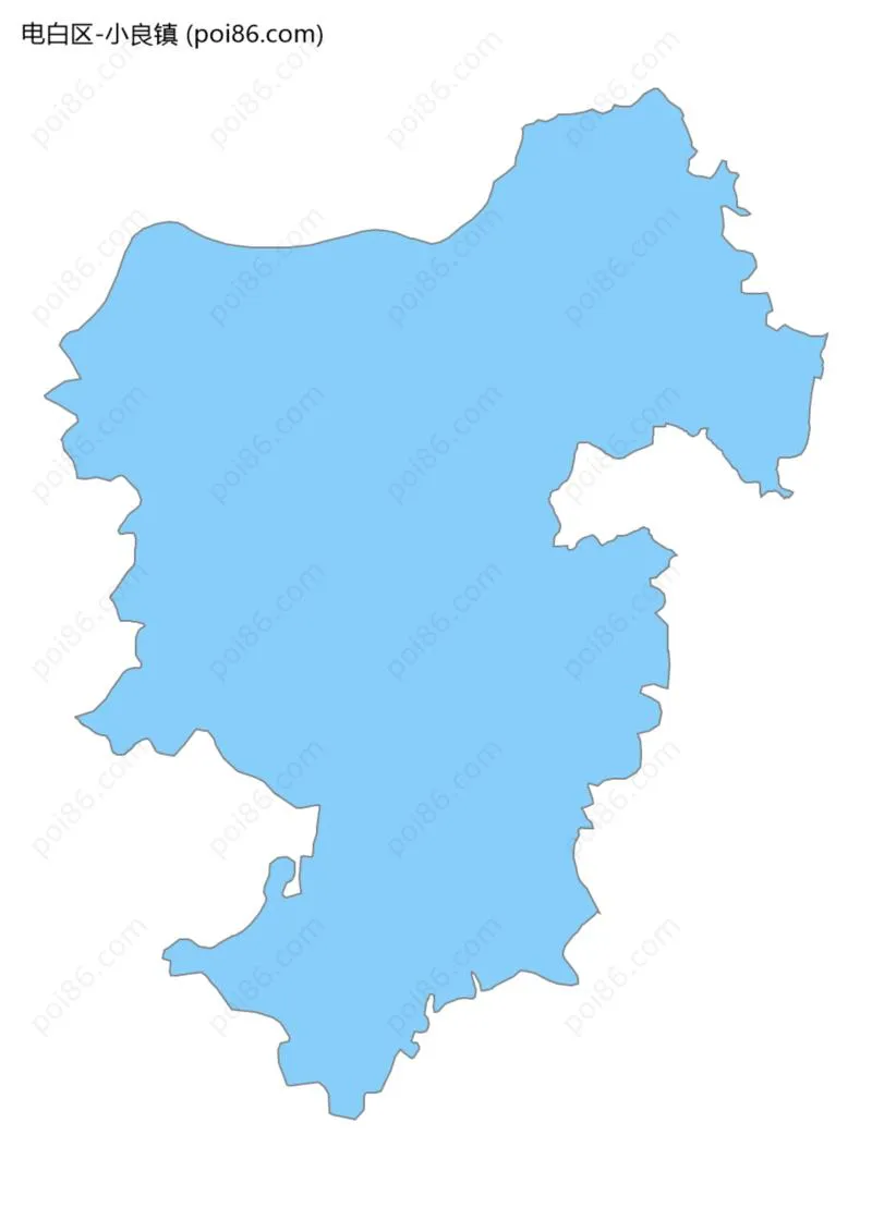 小良镇边界地图