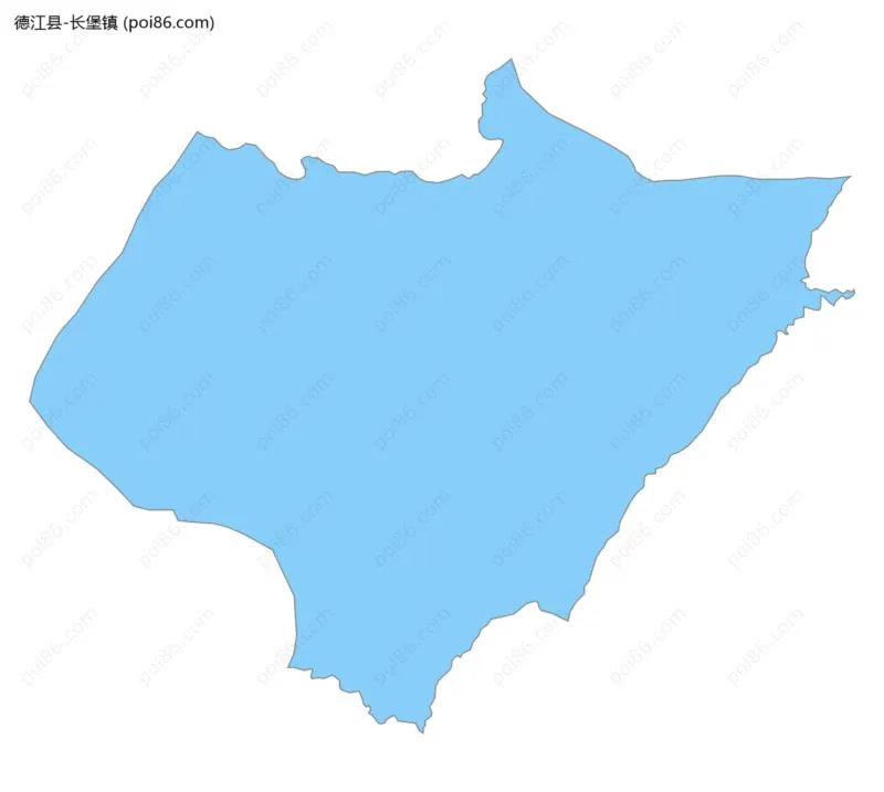 长堡镇边界地图