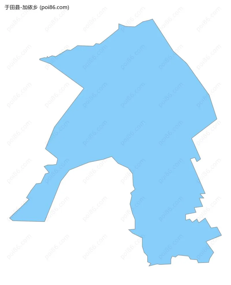 加依乡边界地图