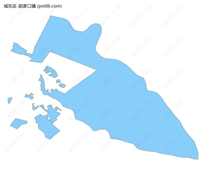 韵家口镇边界地图