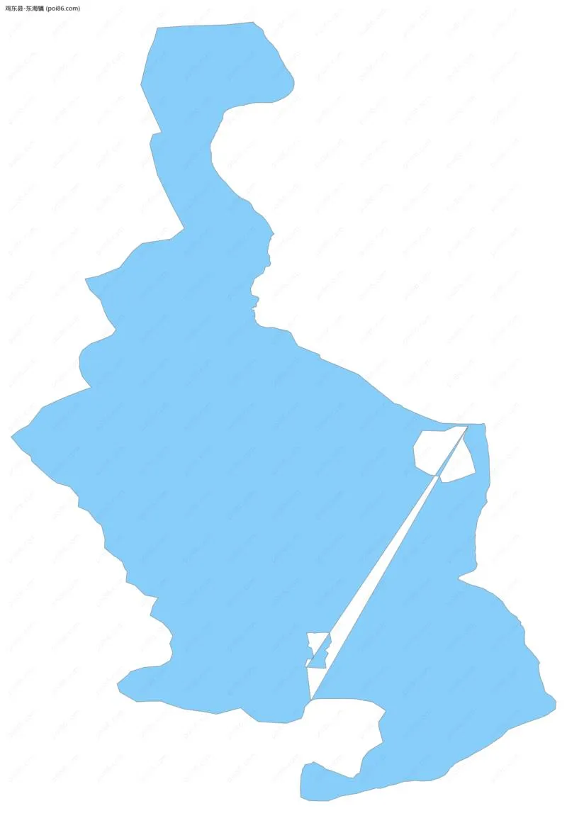 东海镇边界地图