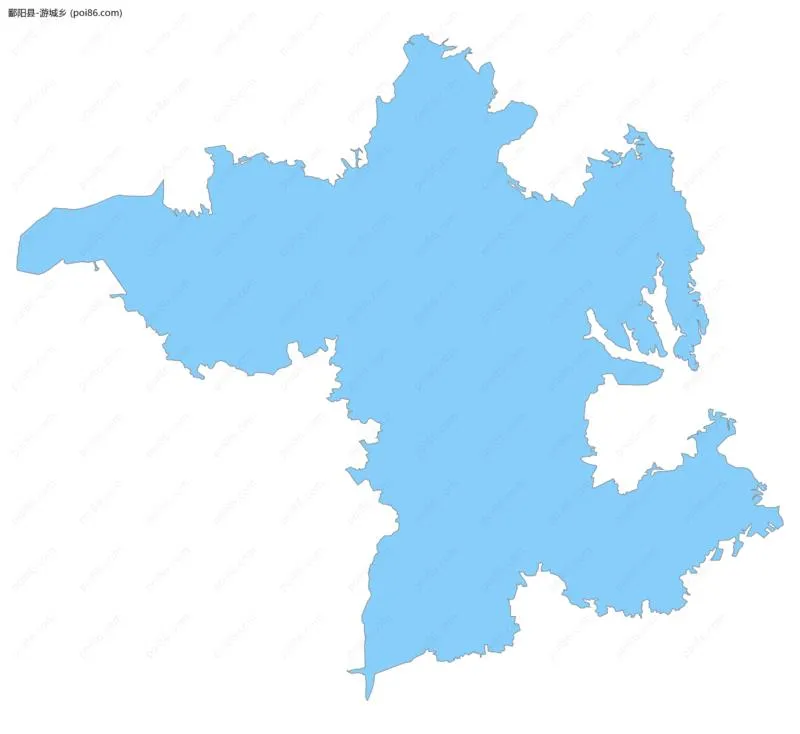 游城乡边界地图