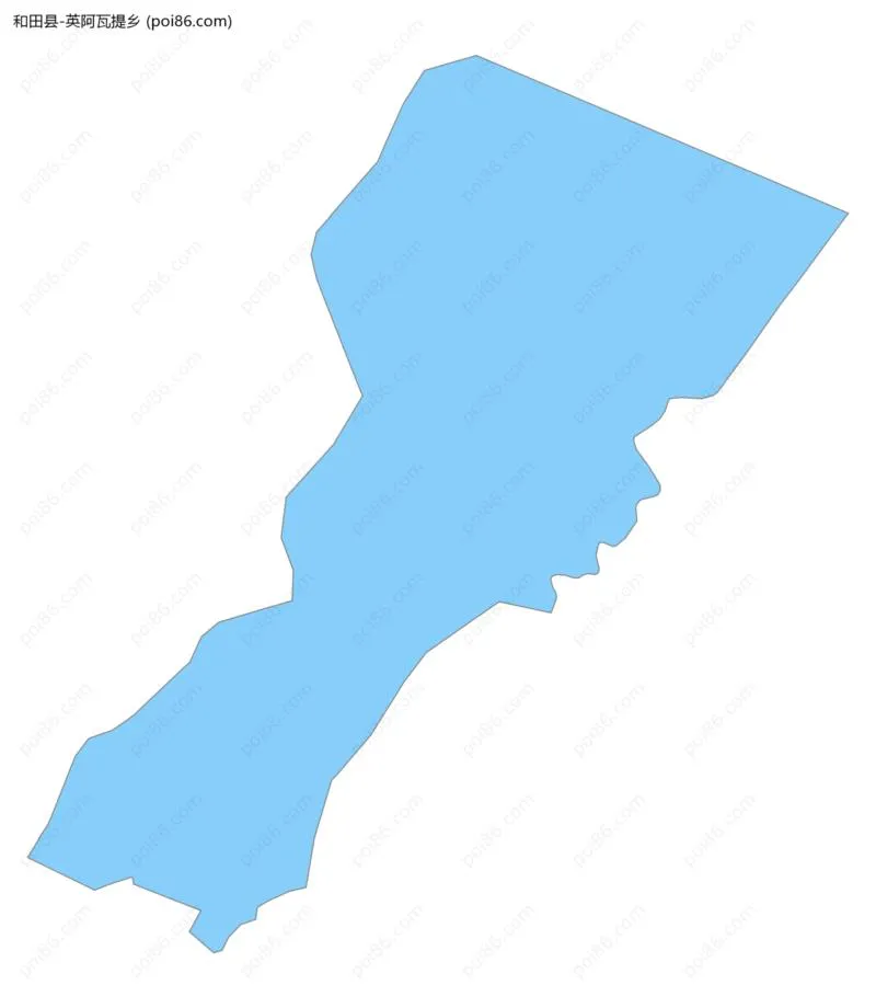 英阿瓦提乡边界地图