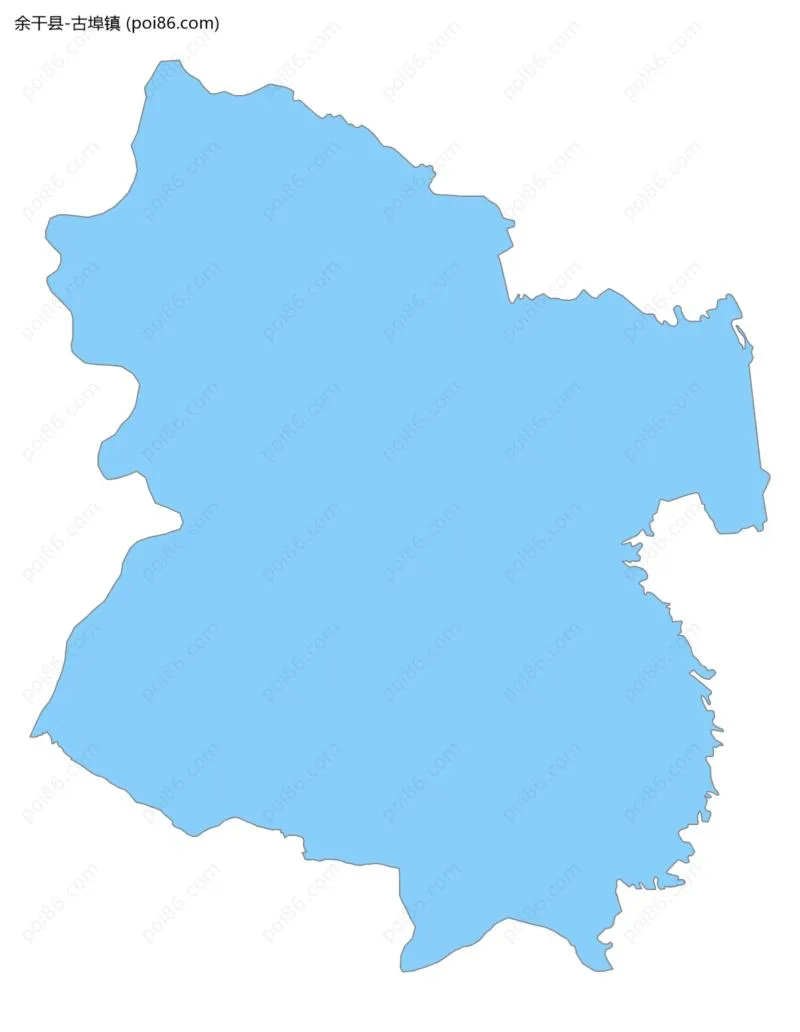 古埠镇边界地图