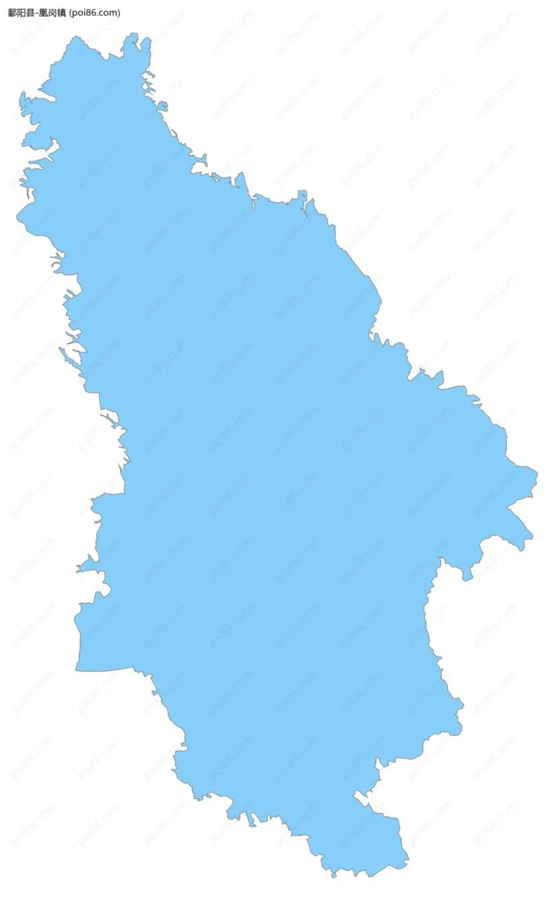 凰岗镇边界地图