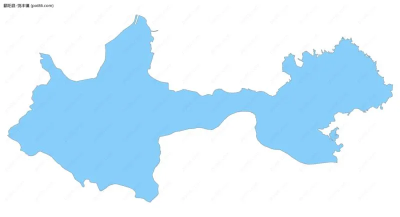 饶丰镇边界地图