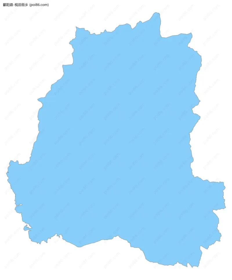 枧田街乡边界地图