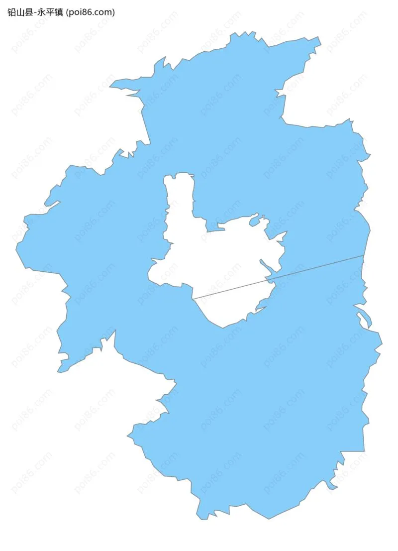 永平镇边界地图