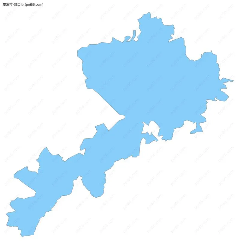 耳口乡边界地图