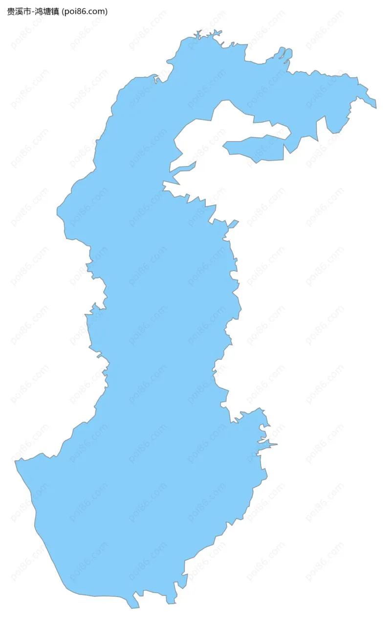 鸿塘镇边界地图