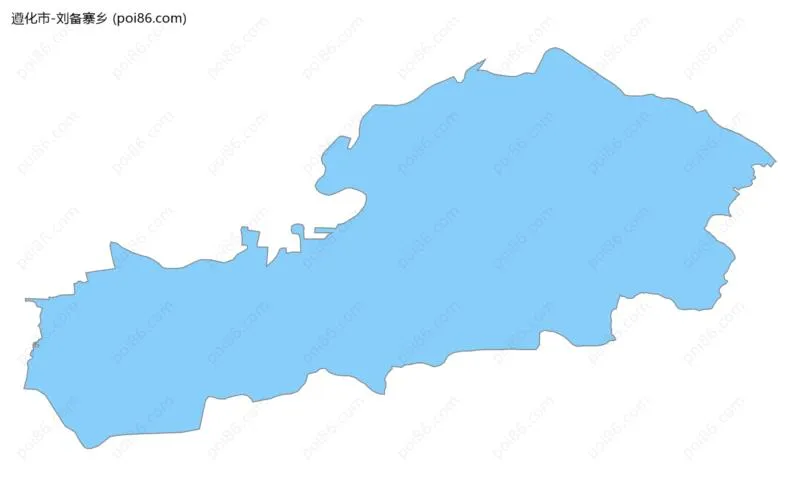 刘备寨乡边界地图