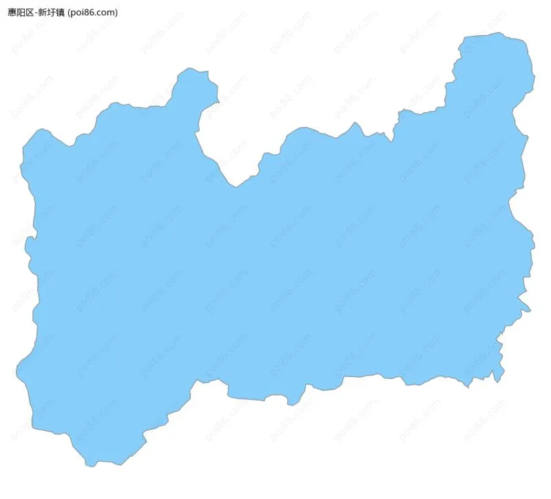 新圩镇边界地图