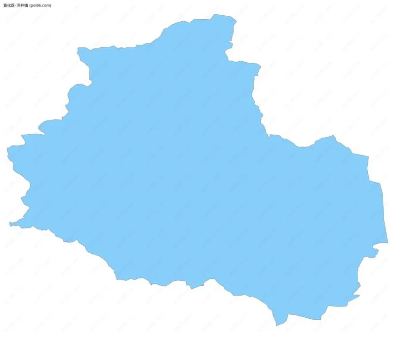 深井镇边界地图