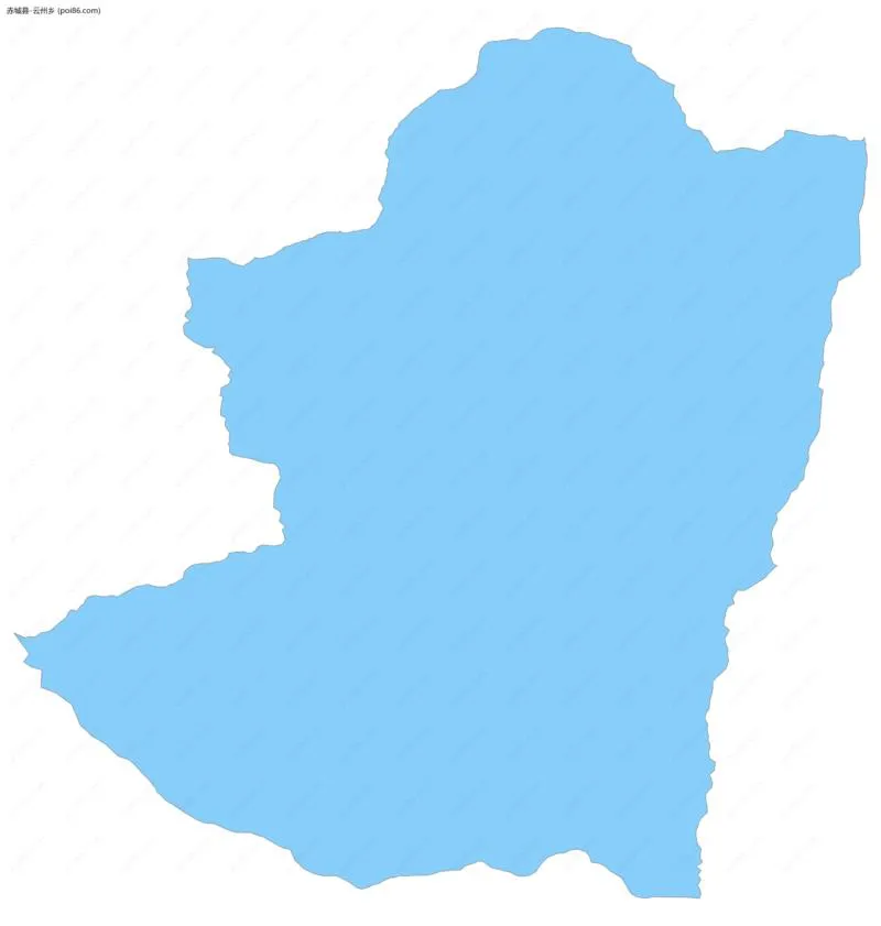 云州乡边界地图