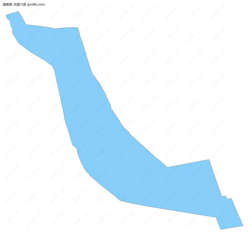 兵团六团边界地图