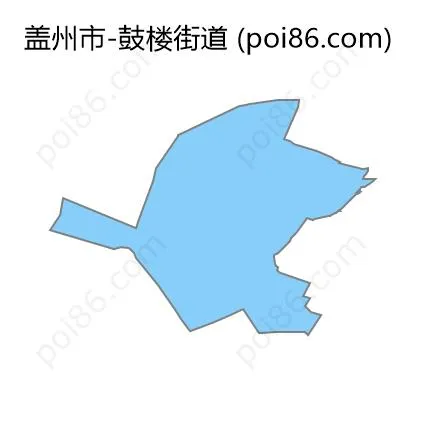 鼓楼街道边界地图