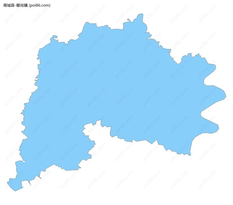 鄢岗镇边界地图