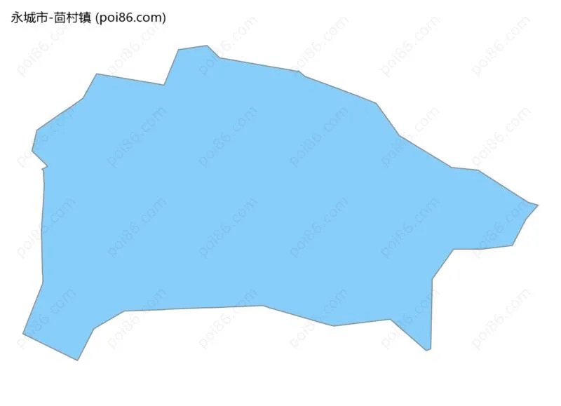 茴村镇边界地图