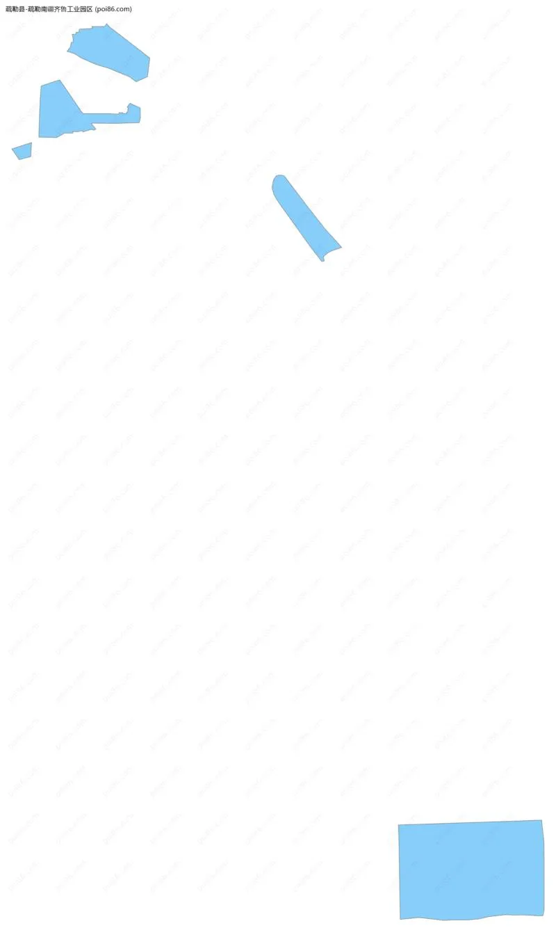 疏勒南疆齐鲁工业园区边界地图