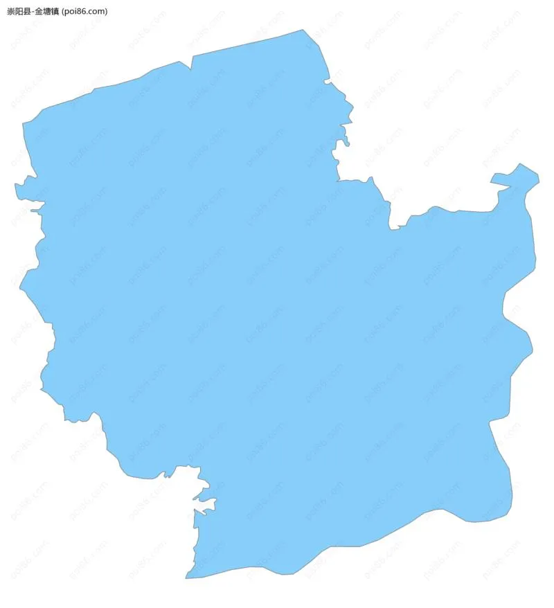 金塘镇边界地图