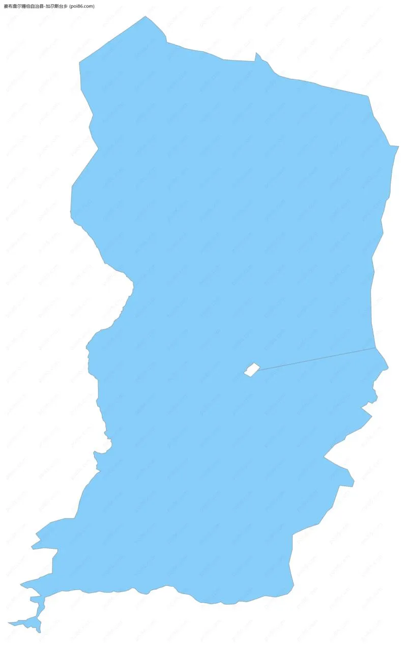 加尕斯台乡边界地图