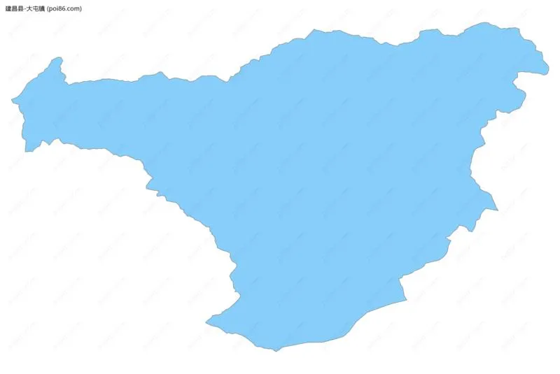 大屯镇边界地图