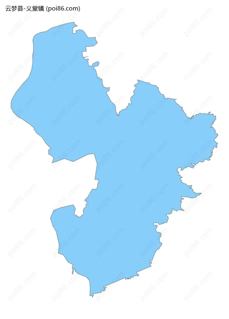 义堂镇边界地图