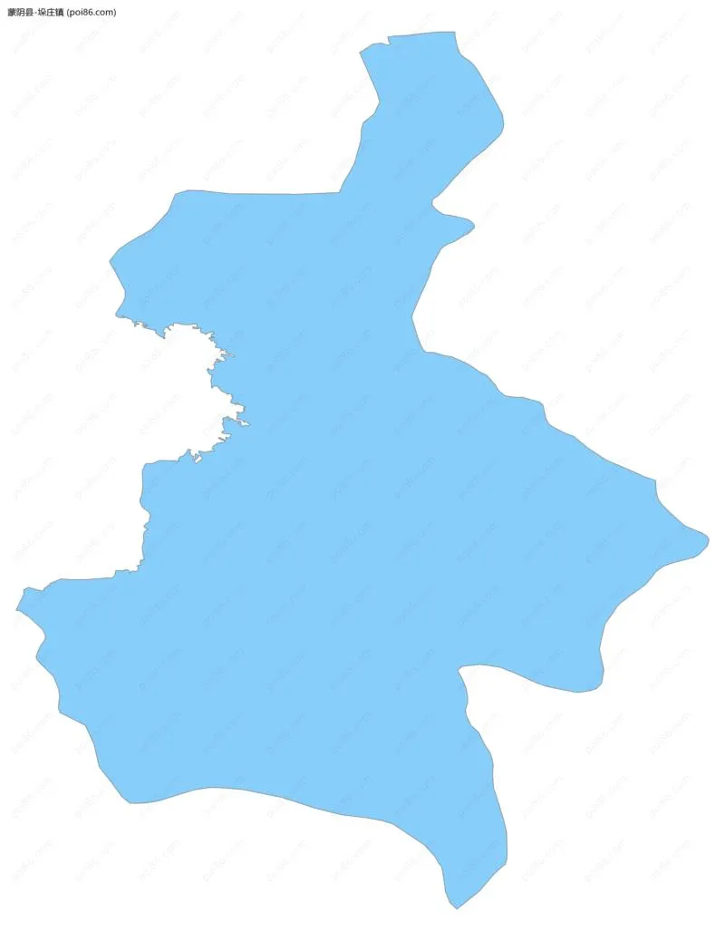 垛庄镇边界地图