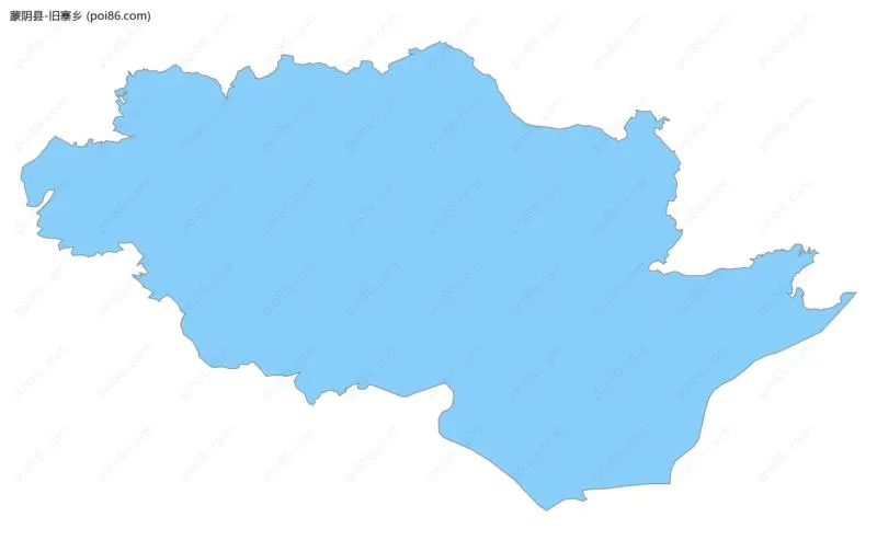 旧寨乡边界地图