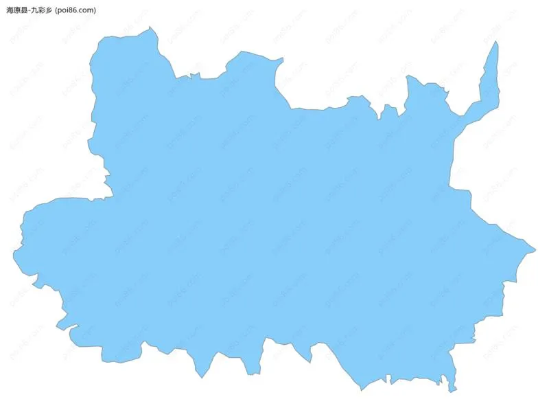 九彩乡边界地图