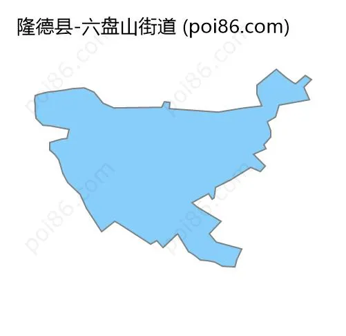 六盘山街道边界地图