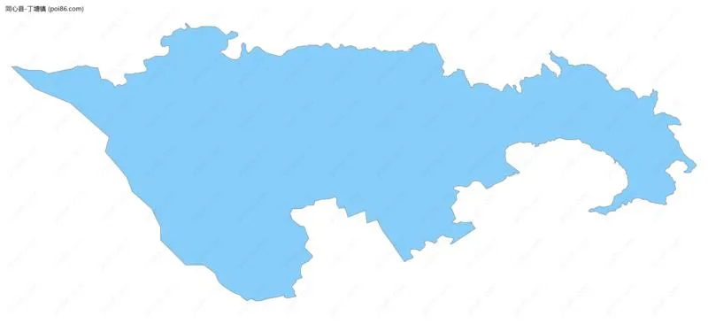 丁塘镇边界地图