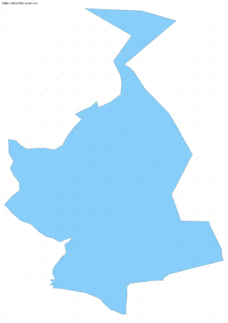 太阳山开发区边界地图