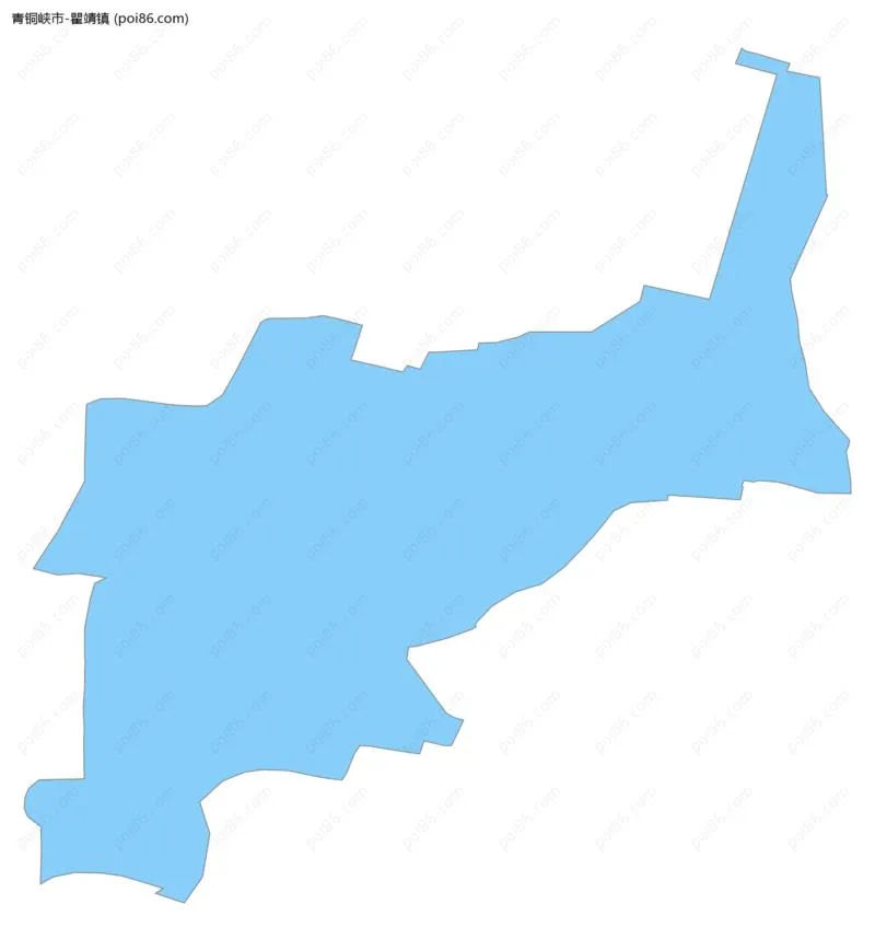 瞿靖镇边界地图