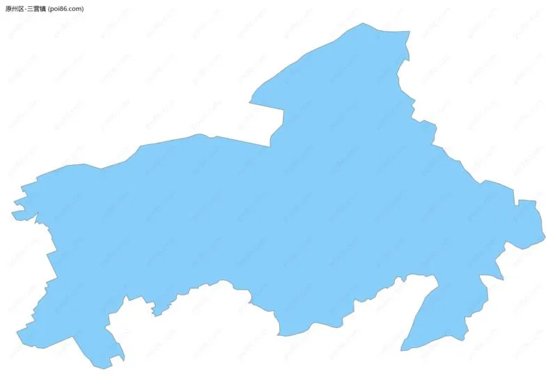 三营镇边界地图