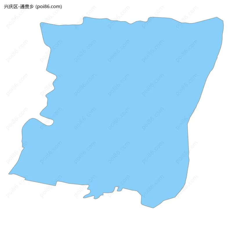 通贵乡边界地图