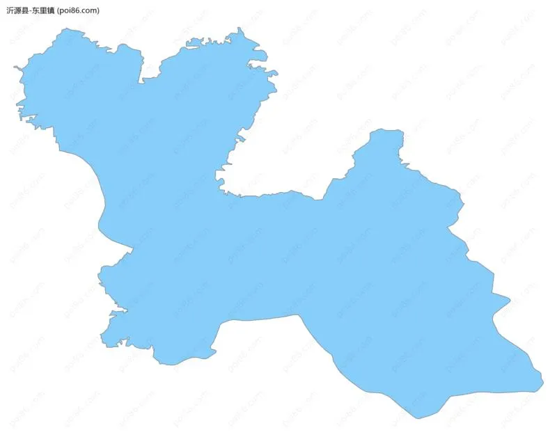 东里镇边界地图