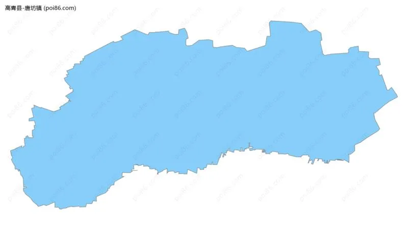 唐坊镇边界地图