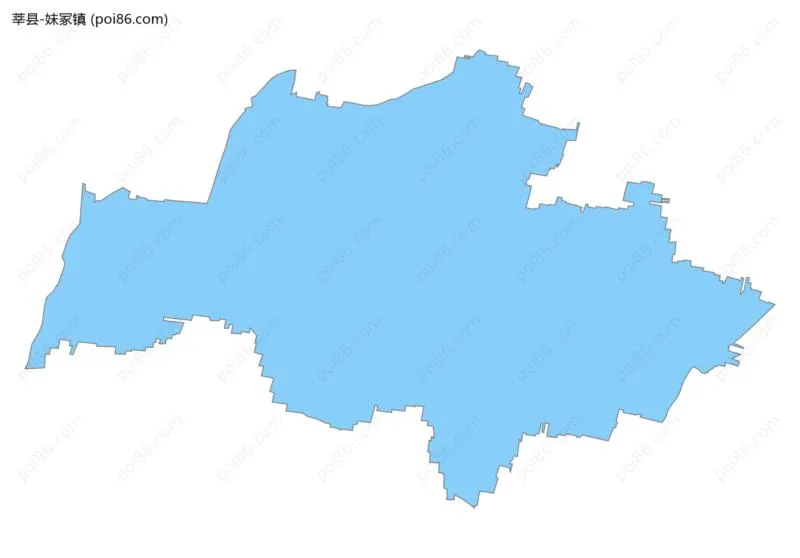 妹冢镇边界地图